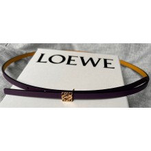 Loewe Width 0.8cm Reversible Anagram belt in smooth calfskin 05