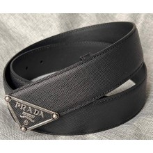 Prada Width 4cm Saffiano leather belt 240102 18