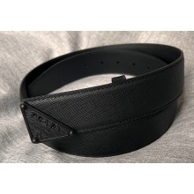 Prada Width 4cm Saffiano leather belt 240102 19