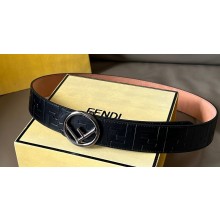 Fendi Width 4cm F is Fendi leather Belt 01