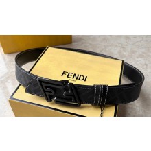 Fendi Width 3.5cm Faster leather Reversible Belt 04