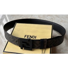 Fendi Width 4cm Squared FF leather Reversible belt 01