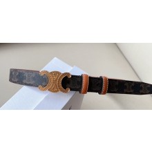 Celine 2.5cm Medium Triomphe Belt 05