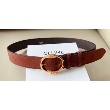 Celine 3.5cm LARGE TWIN TRIOMPHE BELT 03