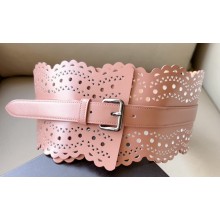 Alaia Width 12cm CORSET BELT IN VIENNE WAVE CALFSKIN 07