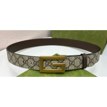 Gucci Width 3.5cm Reversible belt with Square G buckle 626974 03