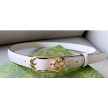 Gucci Width 2cm Thin belt with Round Interlocking G 760159 06