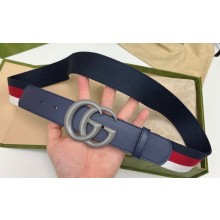 Gucci Width 3.8cm Double G buckle elastic Web belt 432707 05