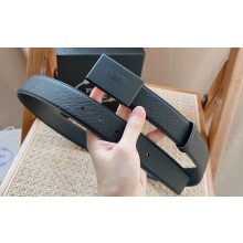 Prada Width 3.5cm Saffiano leather belt 240102 02