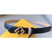 Fendi Width 2cm FF Diamonds leather Reversible Belt 02