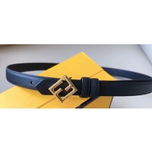 Fendi Width 2cm FF Diamonds leather Reversible Belt 05