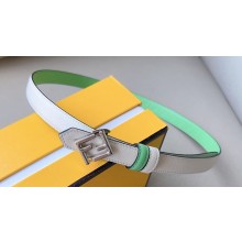 Fendi Width 2cm FF Diamonds leather Reversible Belt 06