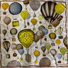 louis vuitton Up And Away Square 90 M78366 JAUNE 2023
