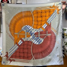 Hermes silk scarf 90x90cm 18 2024 FW(TOP QUALITY)