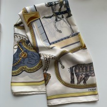 Hermes silk scarf 90x90cm 27 2024 FW(TOP QUALITY)