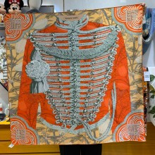 Hermes silk scarf 90x90cm 39 2024 FW(TOP QUALITY)