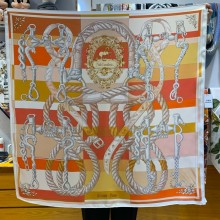 Hermes silk scarf 90x90cm 41 2024 FW(TOP QUALITY)