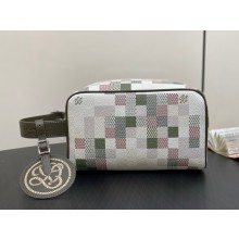 LOUIS VUITTON Damoflage coated canvas Locker Dopp Kit N00112 2025