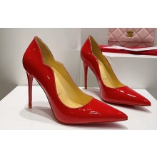 Christian Louboutin Heel 10.5cm Hot Chick Pumps in Patent Red