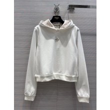 fendi White jersey sweatshirt 2023
