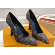 Louis Vuitton Heel 9.5cm Sparkle Pumps in Monogram Canvas 2024