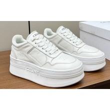 Celine CT-10 Block Sneakers With Wedge OUTSOLE In Calfskin White 2024