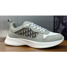 Dior Calfskin and Technical Mesh with Dior Oblique Canvas B25 Runner Men's Sneakers 01 2024
