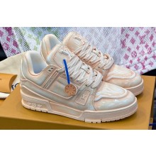 Louis Vuitton LV Trainer Women/Men Sneakers Printed calf leather Top Quality 02 2024