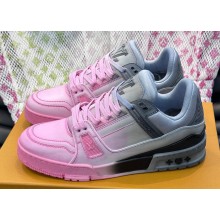 Louis Vuitton LV Trainer Women/Men Sneakers Printed calf leather Top Quality 12 2024
