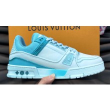 Louis Vuitton LV Trainer Women/Men Sneakers Printed calf leather Top Quality 10 2024