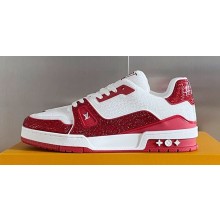 Louis Vuitton LV Trainer Women/Men Sneakers with Swarovski™ crystals Top Quality 06 2024