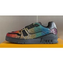 Louis Vuitton LV Trainer Women/Men Sneakers with Swarovski™ crystals Top Quality 07 2024