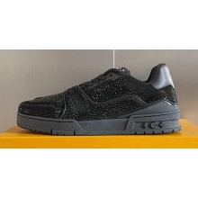 Louis Vuitton LV Trainer Women/Men Sneakers with Swarovski™ crystals Top Quality 09 2024
