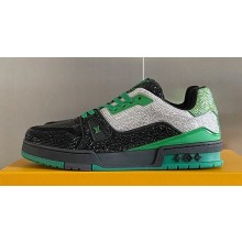 Louis Vuitton LV Trainer Women/Men Sneakers with Swarovski™ crystals Top Quality 13 2024