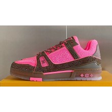 Louis Vuitton LV Trainer Women/Men Sneakers with Swarovski™ crystals Top Quality 14 2024