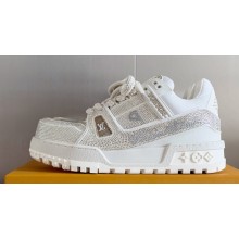 Louis Vuitton LV Trainer Maxi Women/Men Sneakers with Swarovski™ crystals Top Quality 02 2024