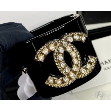 Chanel CC Logo Resin & Metal Cuff Bracelet 03 2024