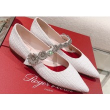 Roger Vivier Bouquet Flower Babies Ballerinas in Fabric Piping 2024