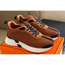 Hermes Heros Women/Men sneakers in technical knit and suede goatskin 01 2024