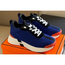 Hermes Heros Women/Men sneakers in technical knit and suede goatskin 02 2024