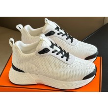 Hermes Heros Women/Men sneakers in technical knit and suede goatskin 06 2024