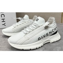 Givenchy Spectre runner Men's Sneakers in leather White with zip