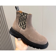 Dior Explorer Chelsea Men's Boots in Calfskin with Dior Oblique Motif 02