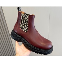 Dior Explorer Chelsea Men's Boots in Calfskin with Dior Oblique Motif 03