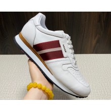 Bally Astel Men's Sneakers in Calf leather White with Bally Stripe