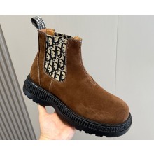 Dior Explorer Chelsea Men's Boots in Calfskin with Dior Oblique Motif 04