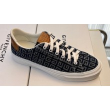 Givenchy City Men's Sneakers in 4G denim Black 02