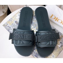 Cheap Sale Dior Dio(r)evolution Slides in Cannage PVC Black