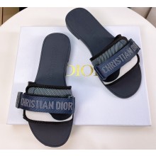 Cheap Sale Dior Dio(r)evolution Slides in Technical Fabric 02