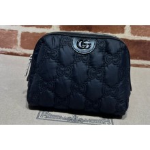 Gucci GG Matelassé beauty case bag 726047 Nylon Black